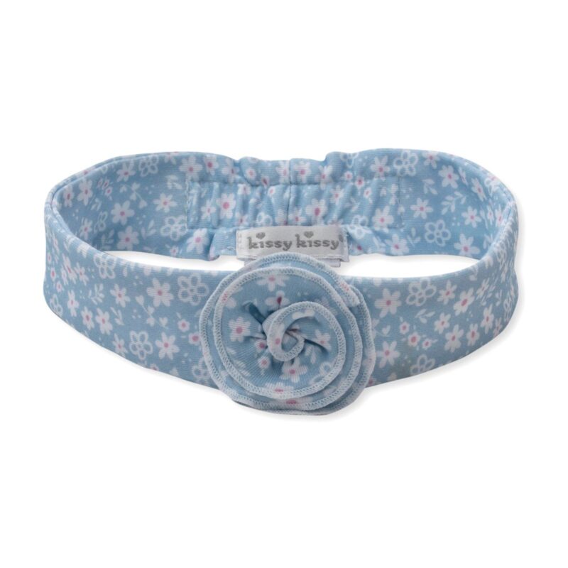 Fall in Bloom Blue Headband