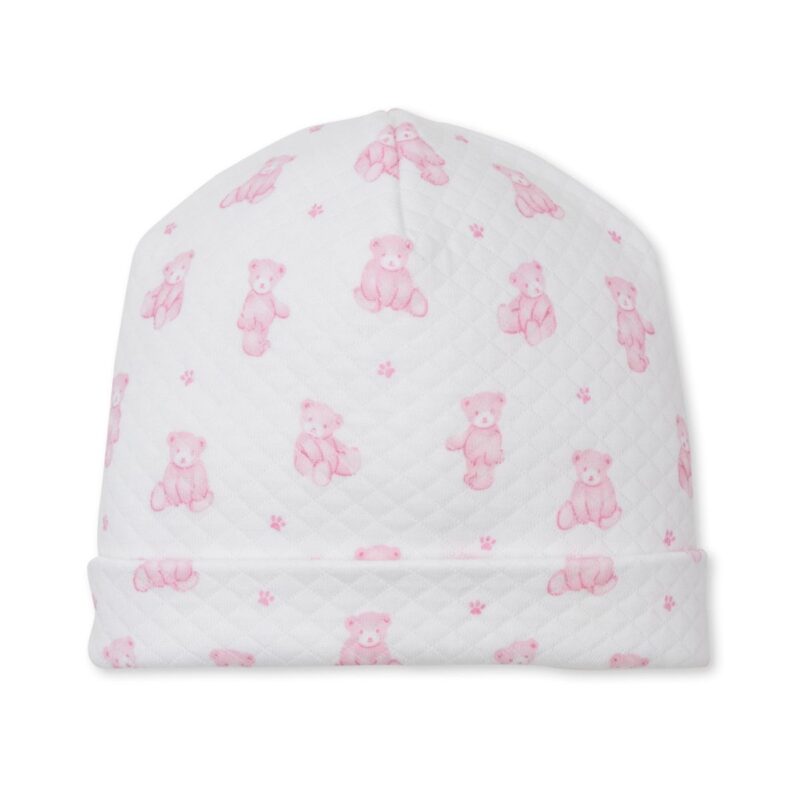 Pink Teddy Jacquard Hat