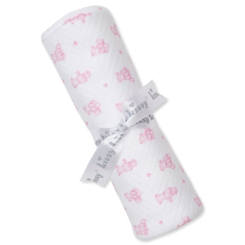 Teddy Bear Time Pink Blanket - Image 2