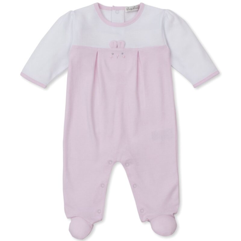 Footie in Pink and White Bunny