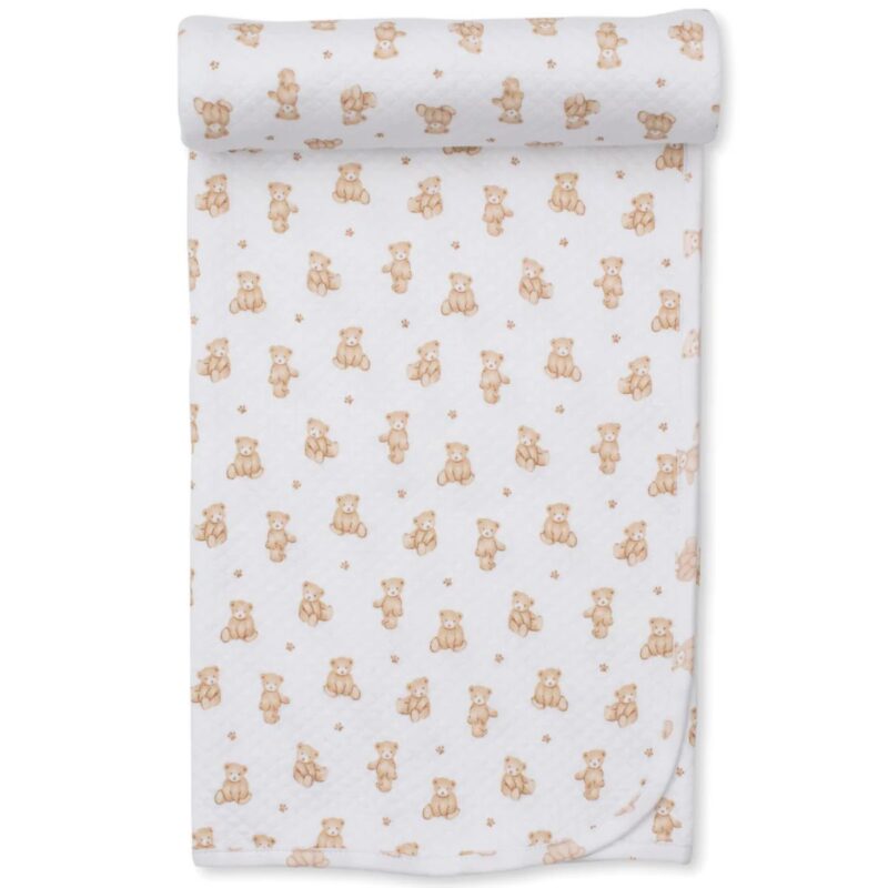 Jacquard Teddy Bear Time Blanket