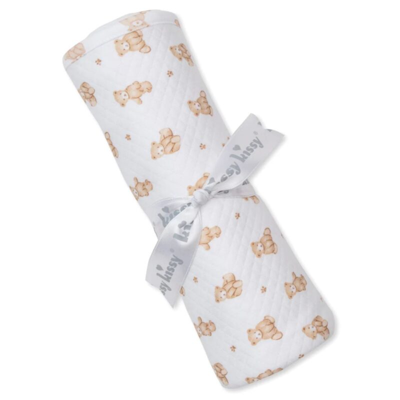 Jacquard Teddy Bear Time Blanket - Image 2