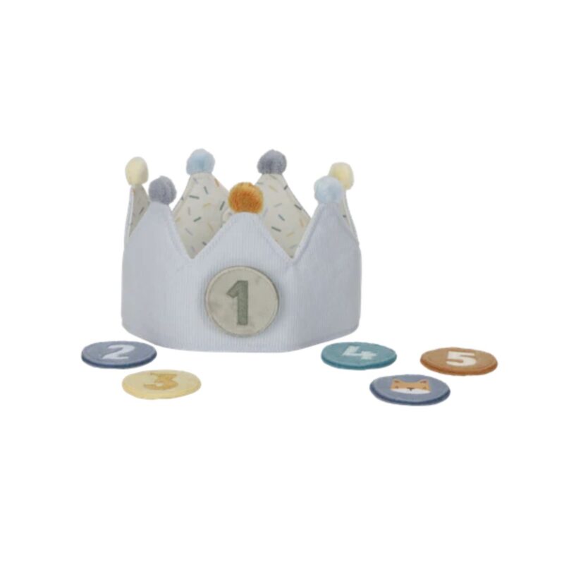 Birthday Crown with Numbers - Blue