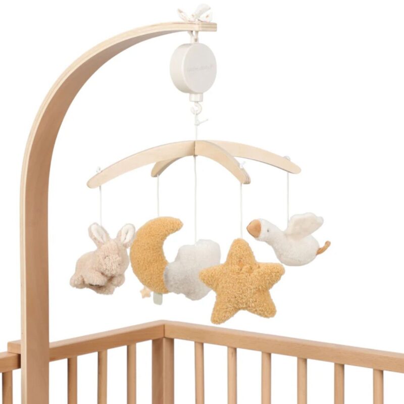 Wooden Music Mobile Newborn Naturals FSC