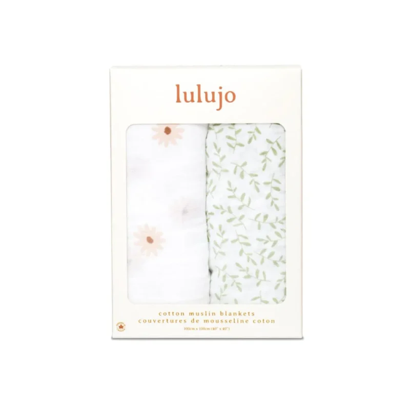 Daisies & Greenery - Cotton Swaddle 2 Pack