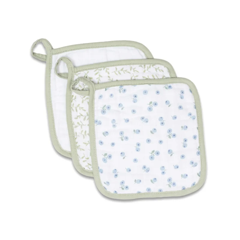 Blueberries - Muslin Wash Cloths - Image 2