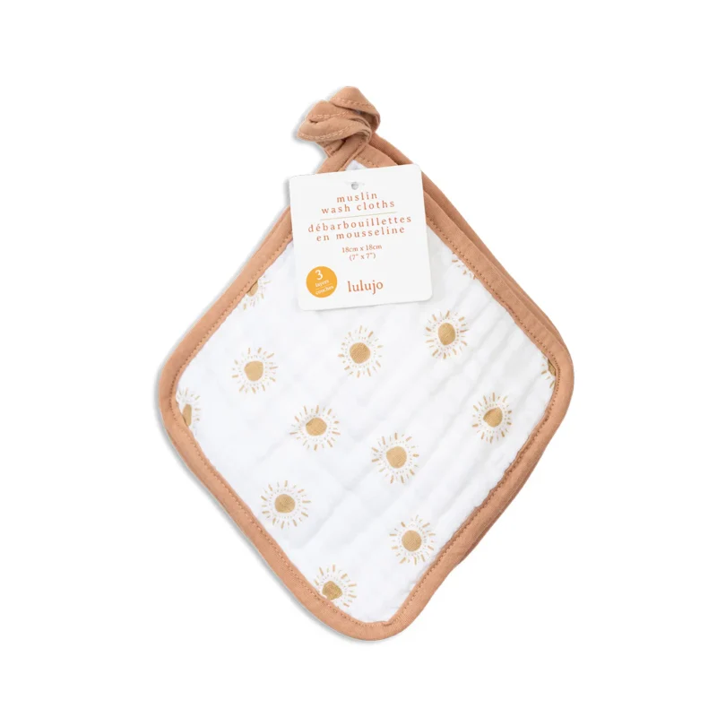 Suns - Muslin Wash Cloths - Image 2