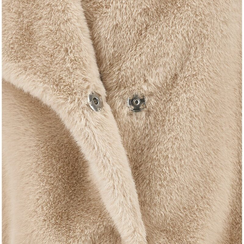 Beige Teddy Coat Buttons - Image 3