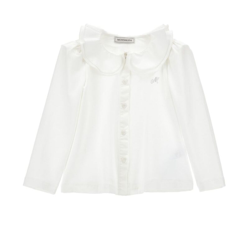 Decorative Collar Shirt