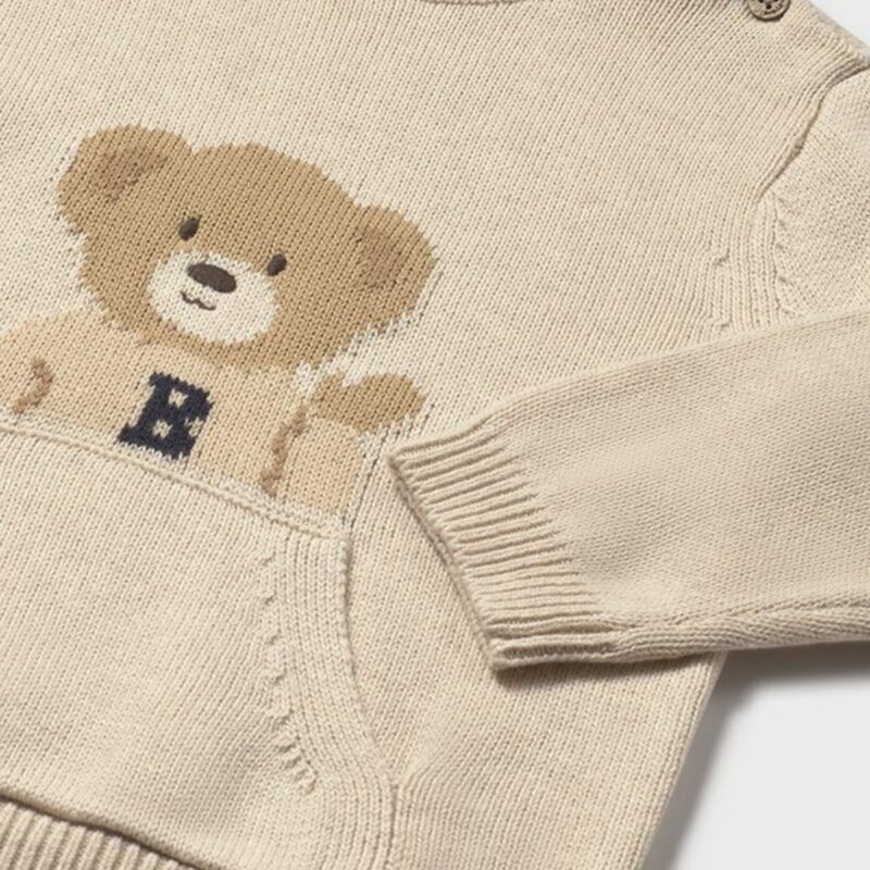 Baby Bear Motif Jumper - Image 3