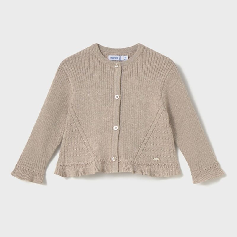 Knitted Toffee Cardigan