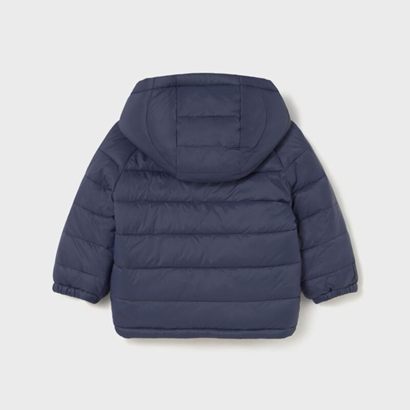 Bear & Blue Reversible Baby Coat - Image 2