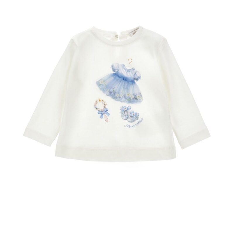 T-Shirt with dress print