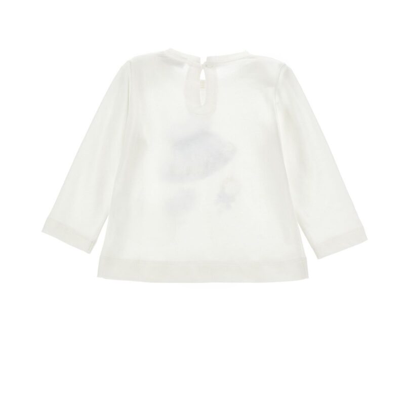 T-Shirt with dress print - Image 2