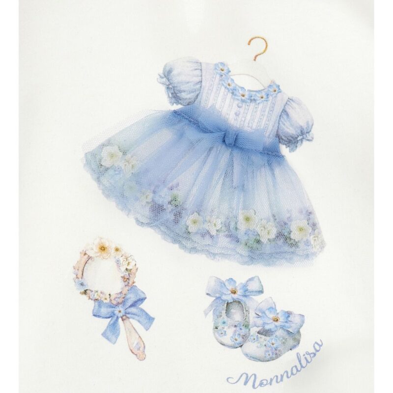 T-Shirt with dress print - Image 3