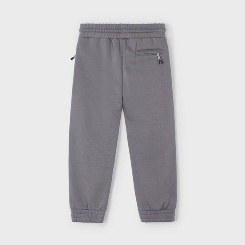 Grey Fleece Joggers - Image 3