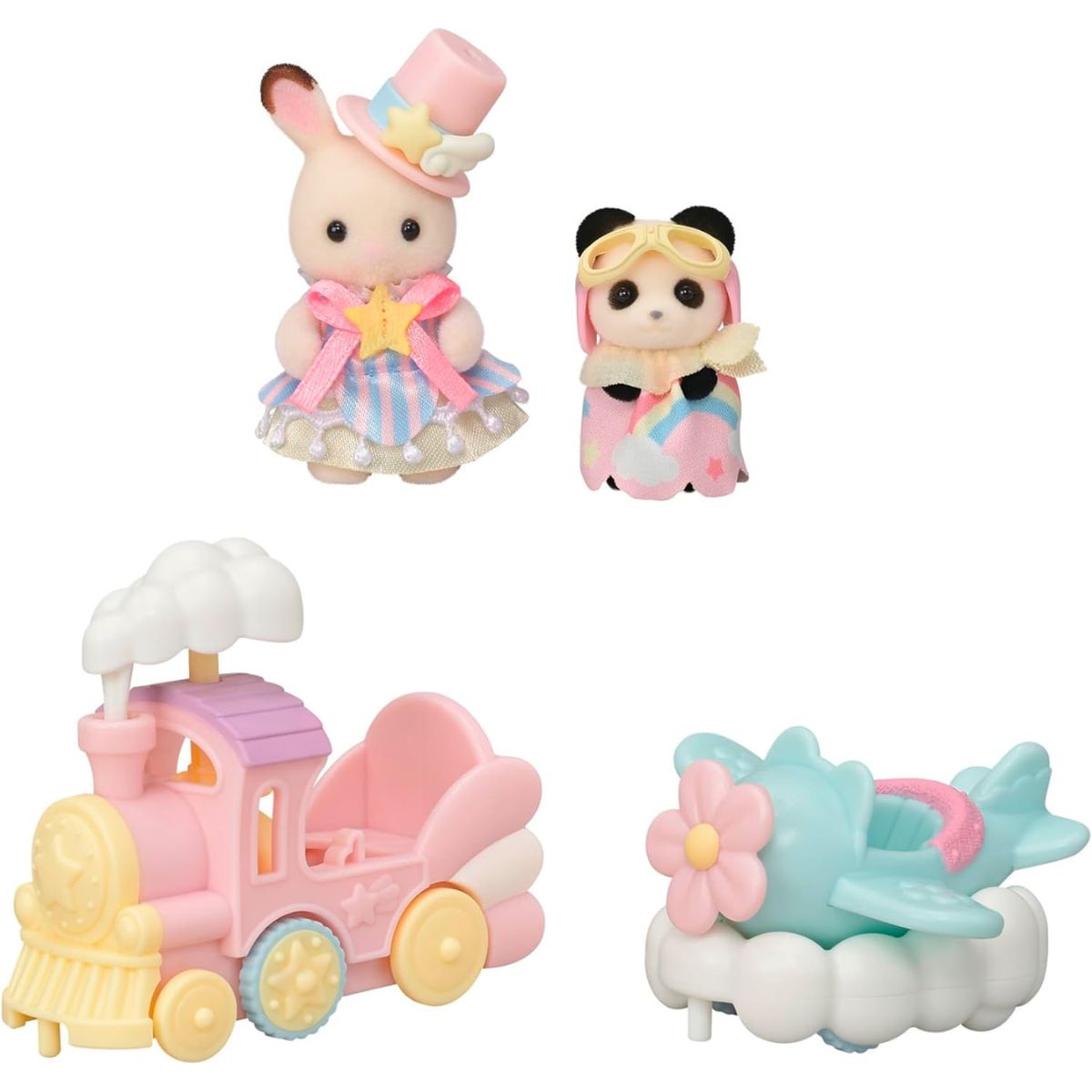 Amusement Park Ride Set Plane & Train - Image 2