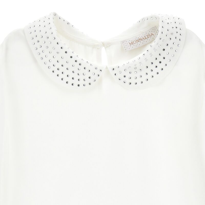 Elegant Rhinestone Blouse - Image 3