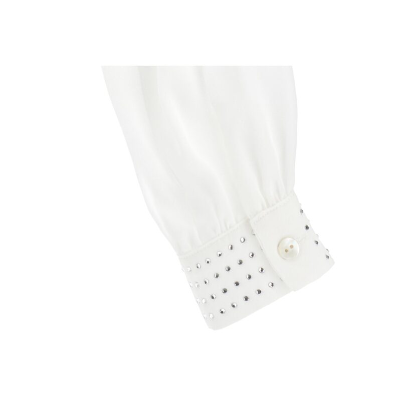 Elegant Rhinestone Blouse - Image 4