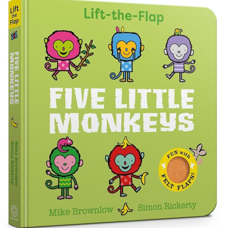Five Little Monkeys (FELT FLAPS) (BOARD)