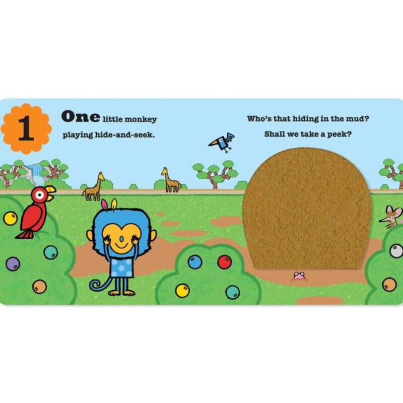 Five Little Monkeys (FELT FLAPS) (BOARD) - Image 2