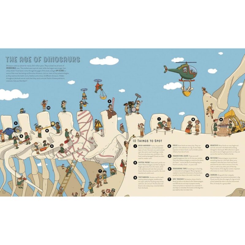 Up Close And Incredible: Dinosaurs (WIDE EYED) (HB) - Image 2