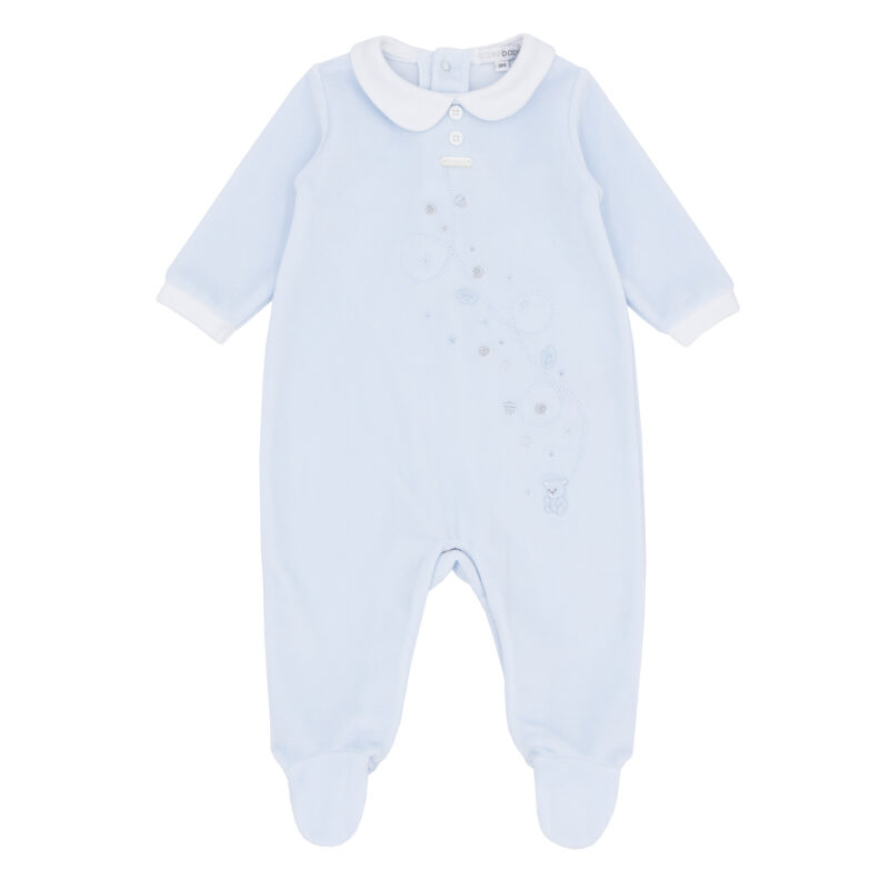 Boy Blue Velour All In One