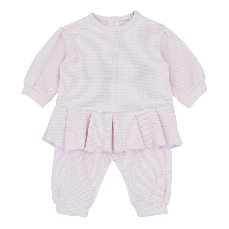 Girls Pink Jog Set