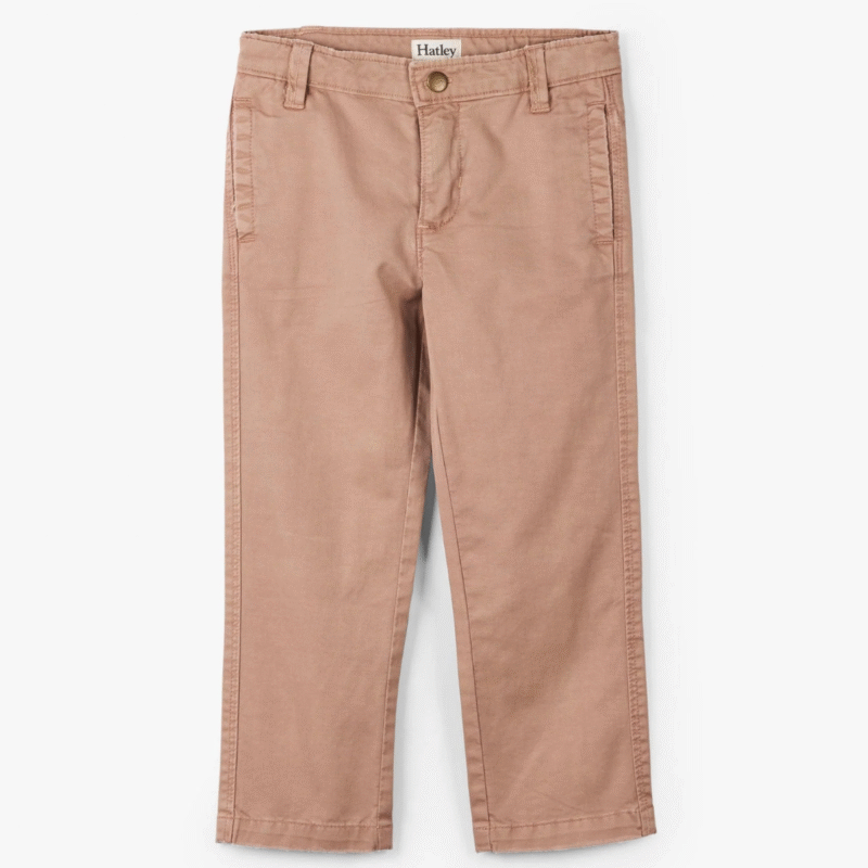 Boys Khaki Twill Pants