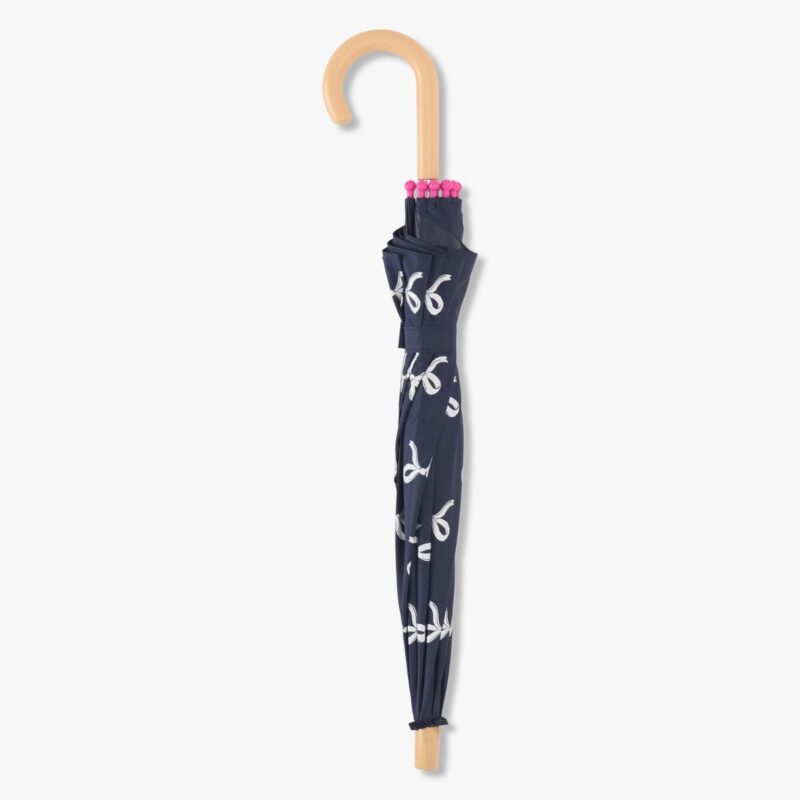 Girls Silver Ribbon Umbrella - Image 3