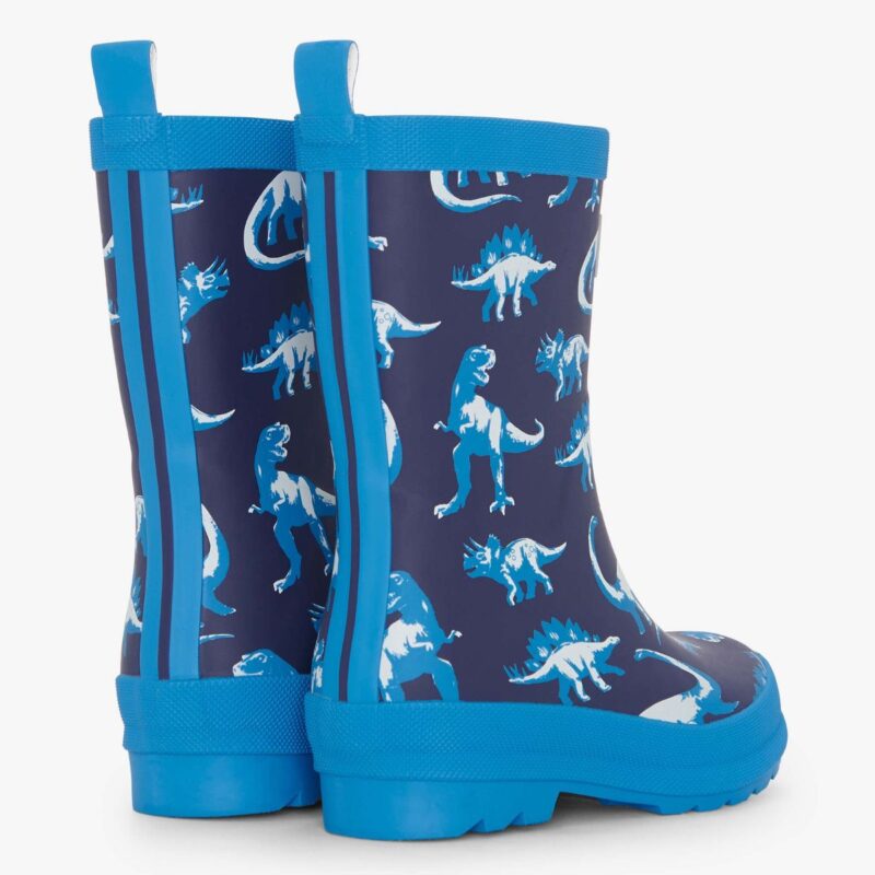 Boys Painted Dinos Matte Wellies - Image 2