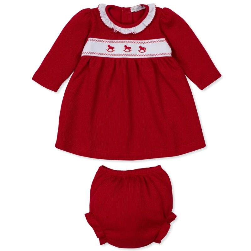 Classic Treasures Holiday 25 Rocking Horse Ruffle Dress Set