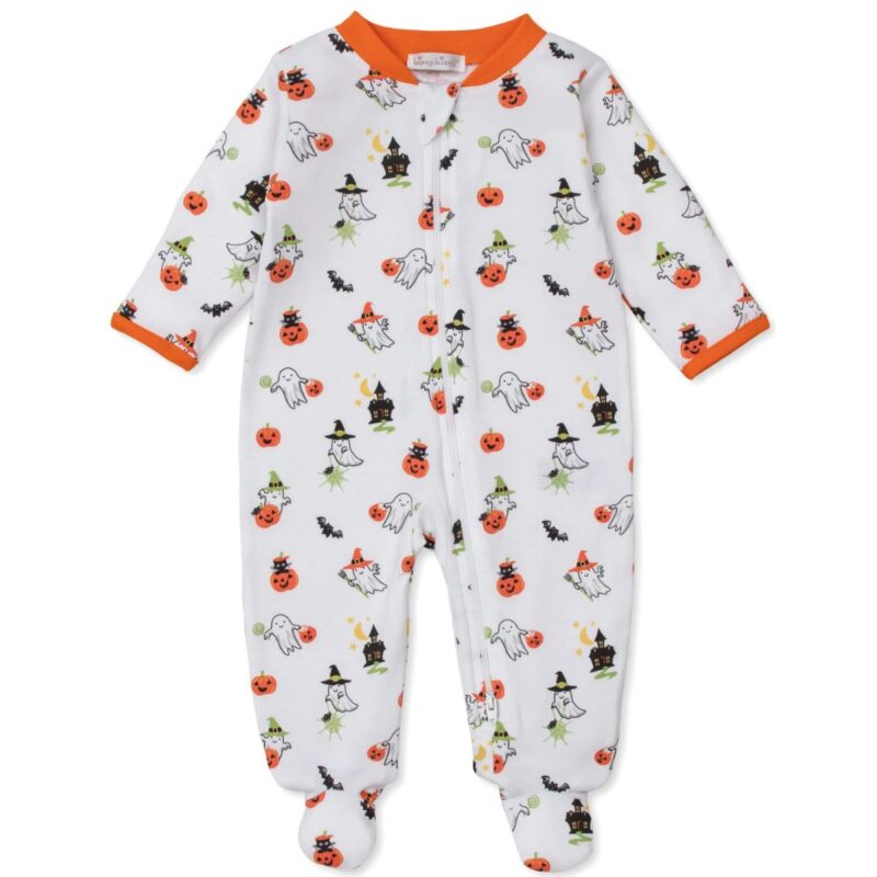 Ghostly Cheer Zip Footie
