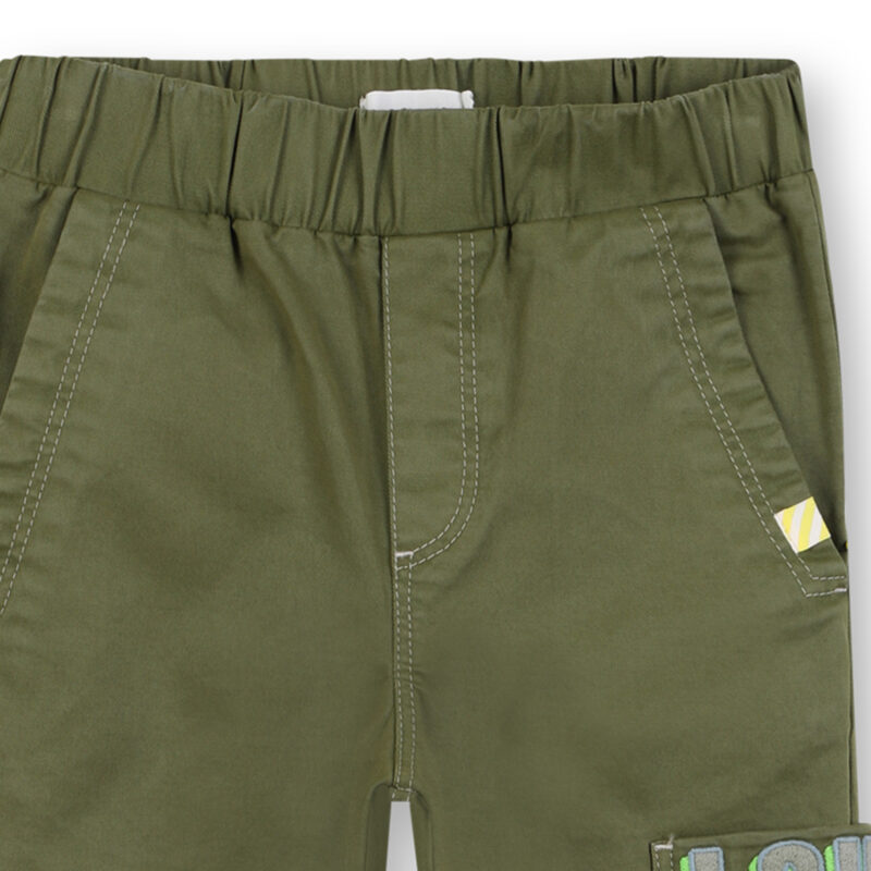 Khaki Twill Trousers - Image 3