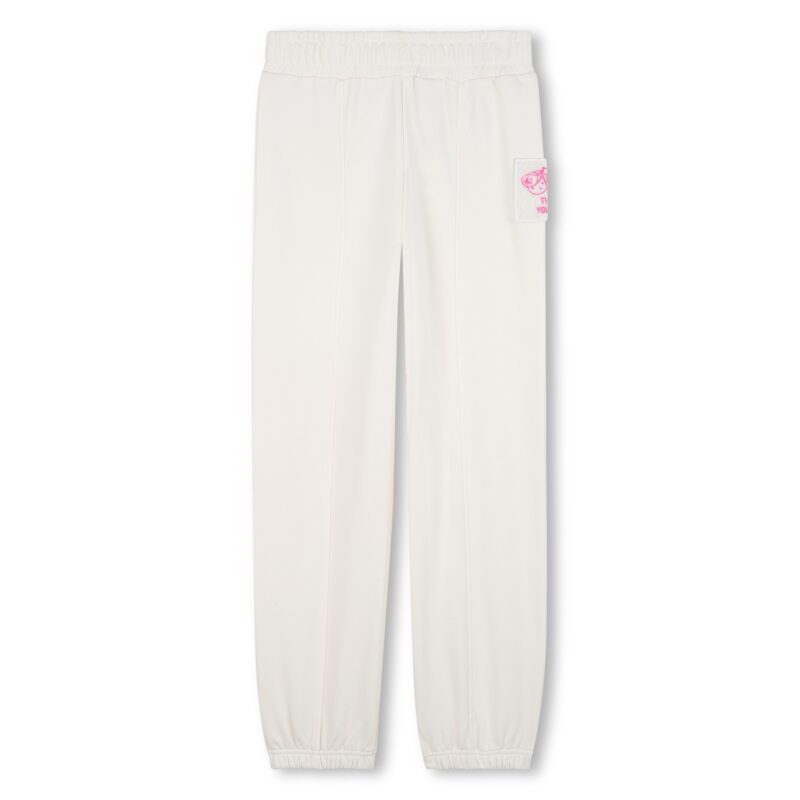 Stone Elastic-ankle Track Pants