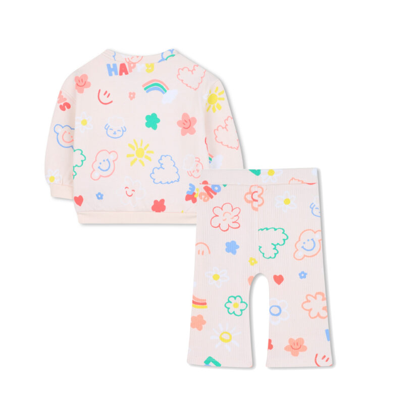 Printed Sweatshirt And Leggings Set - Image 2