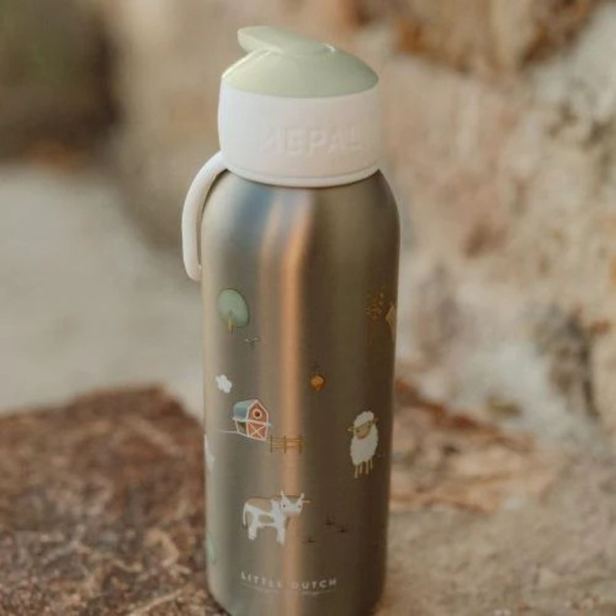 Mepal insulated bottle flip up campus 350ml - Sailors Bay - Image 2