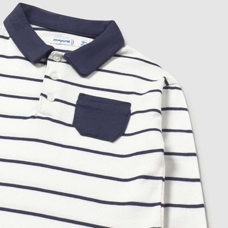 Baby's contrast polo shirt - Image 2