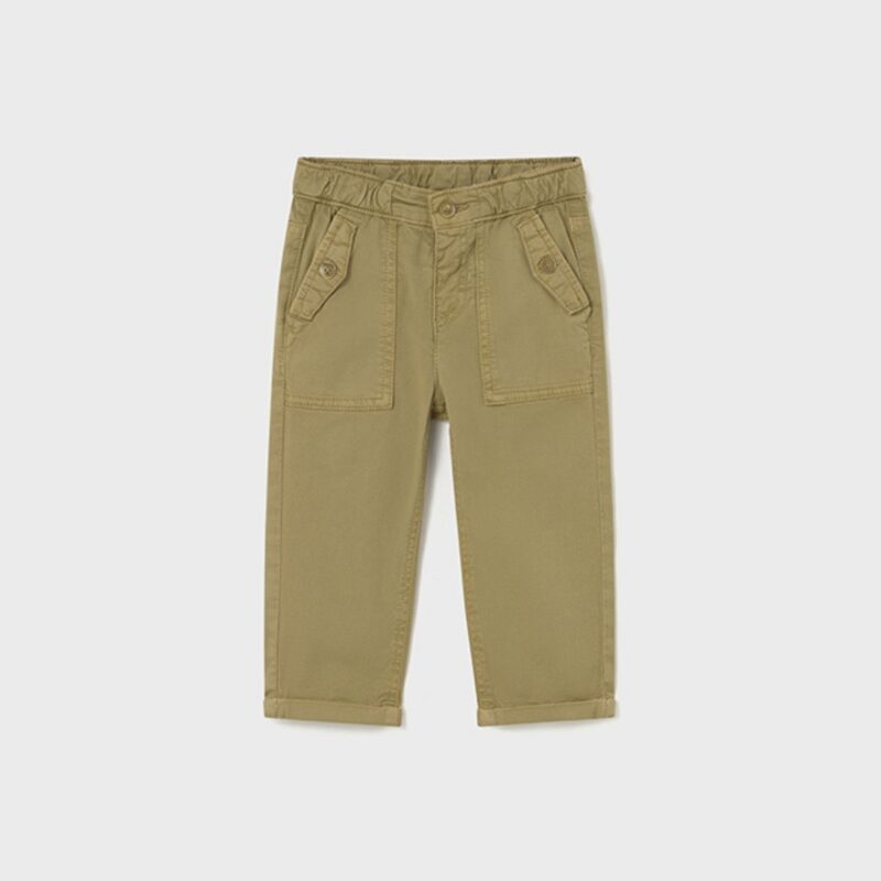Baby twill trousers Camel