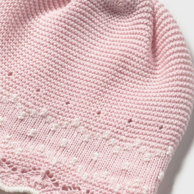 Newborn Rose 3 Piece Knitted Set - Image 4