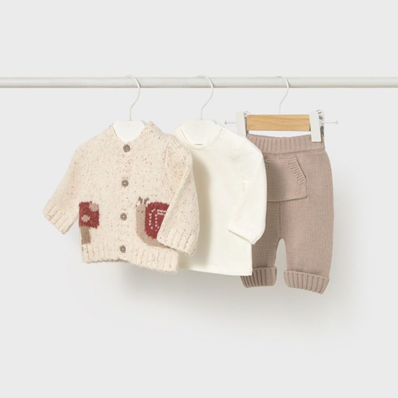 Newborn unisex snail set 3 pieces