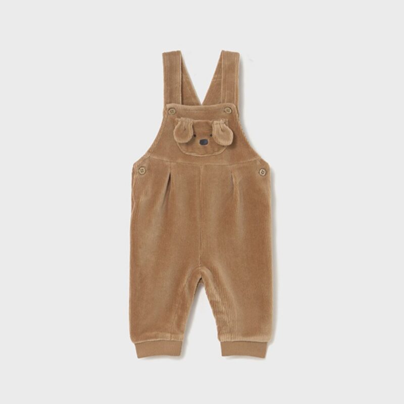Newborn Corduroy Knitted Dungarees
