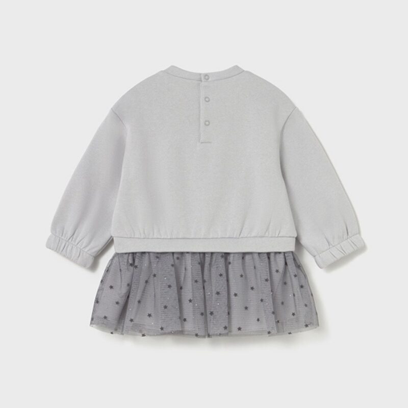Baby Combined Star Motif Tulle Dress - Image 2