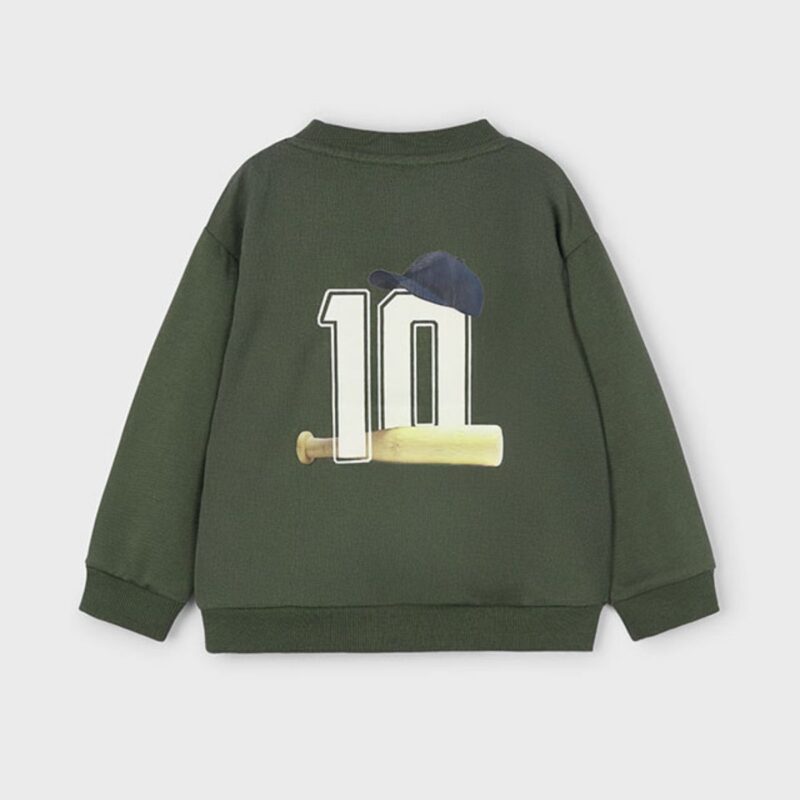 Boys Baseball Print jumper - Image 2