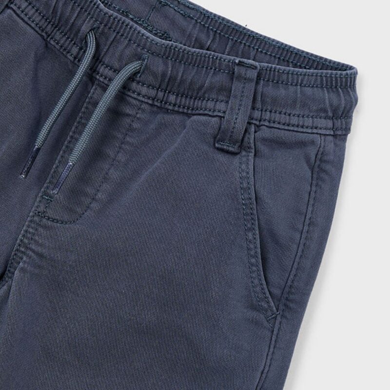 Boys soft cargo Pants Dark Blue - Image 3