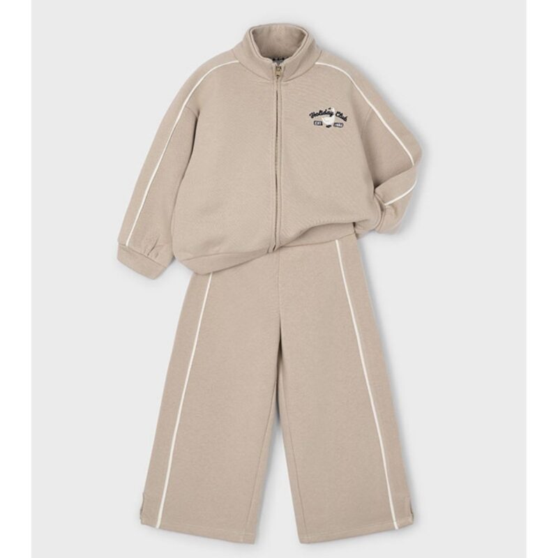 Girls Tracksuit Hazelnut