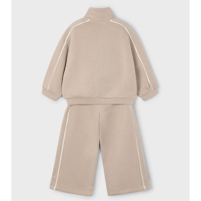 Girls Tracksuit Hazelnut - Image 2