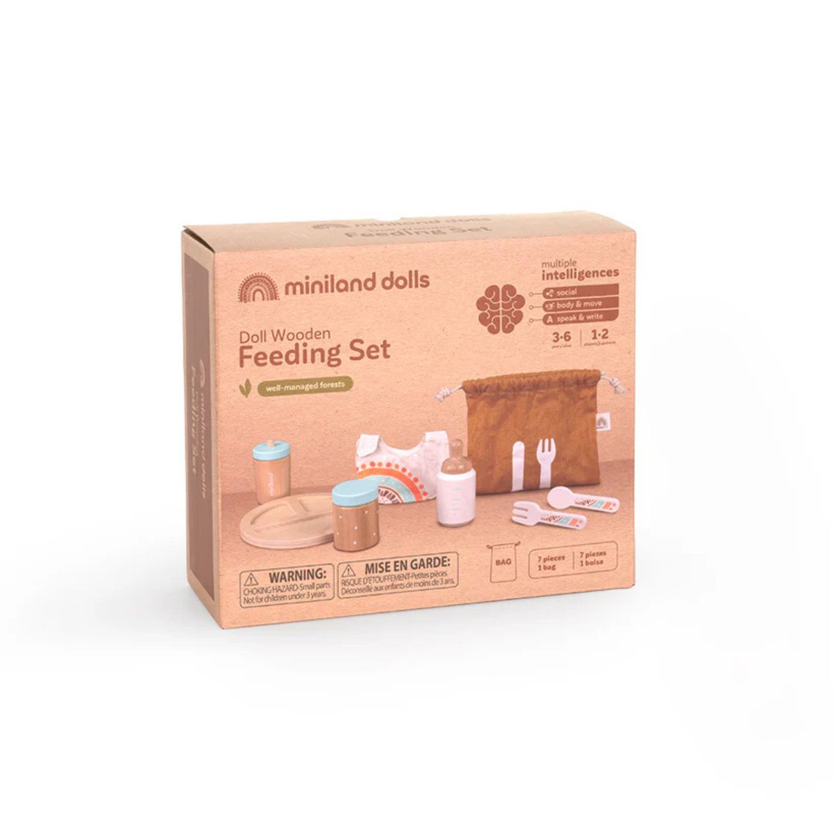 Doll Wooden Feeding Set - Image 2
