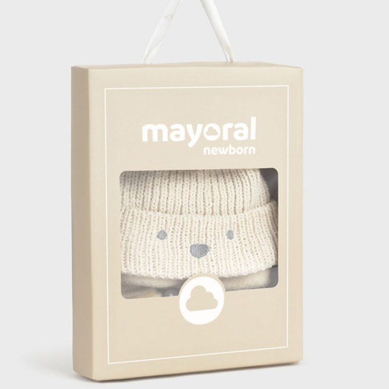 Newborn unisex hat and mittens set - Image 3