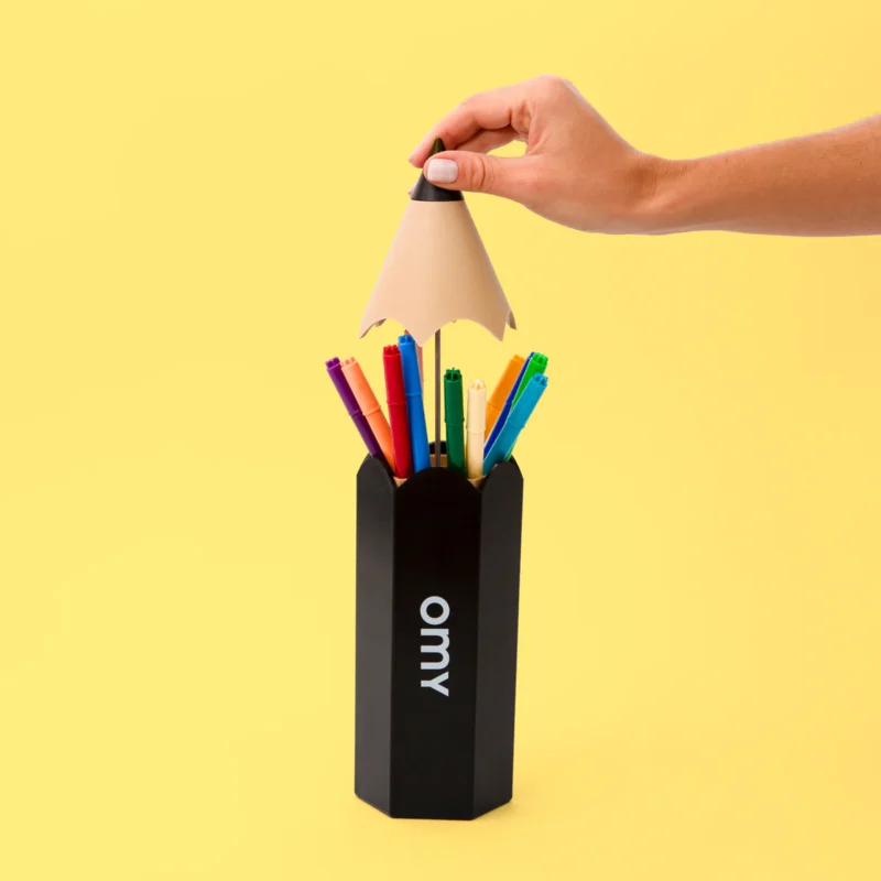 Pencil Box Black - Giant pencil holder - Image 2